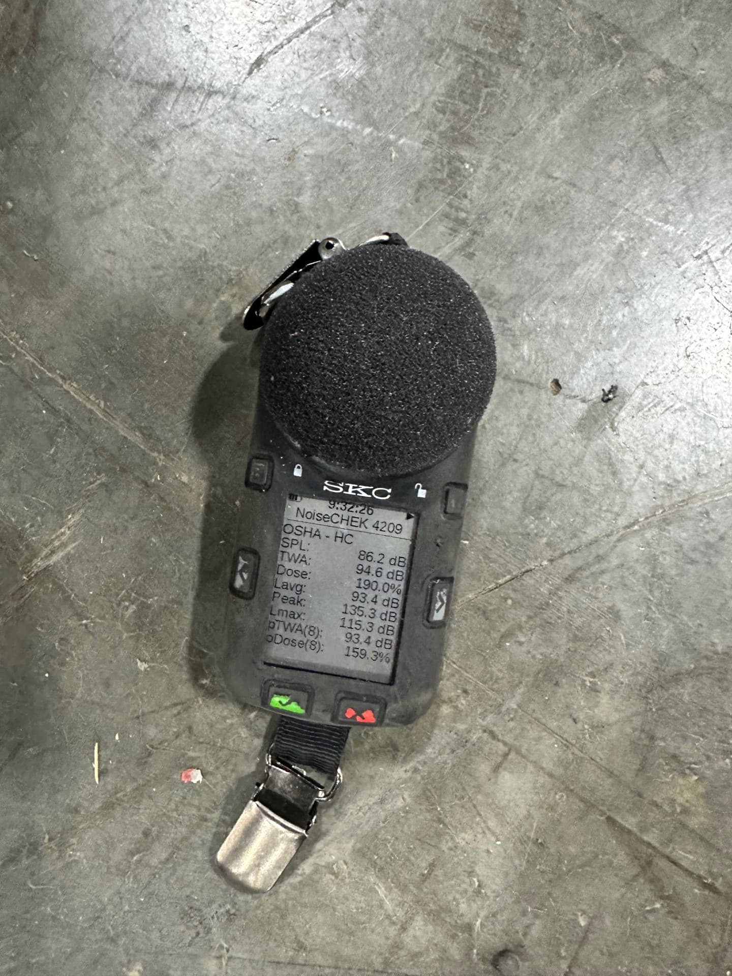 Professional noise sampling equipment and testing in industrial environment